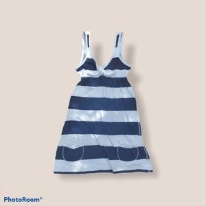Little white and navy dress